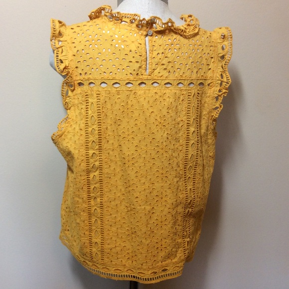 Anthropologie Maeve Tully eyelet blouse top - Picture 4 of 7